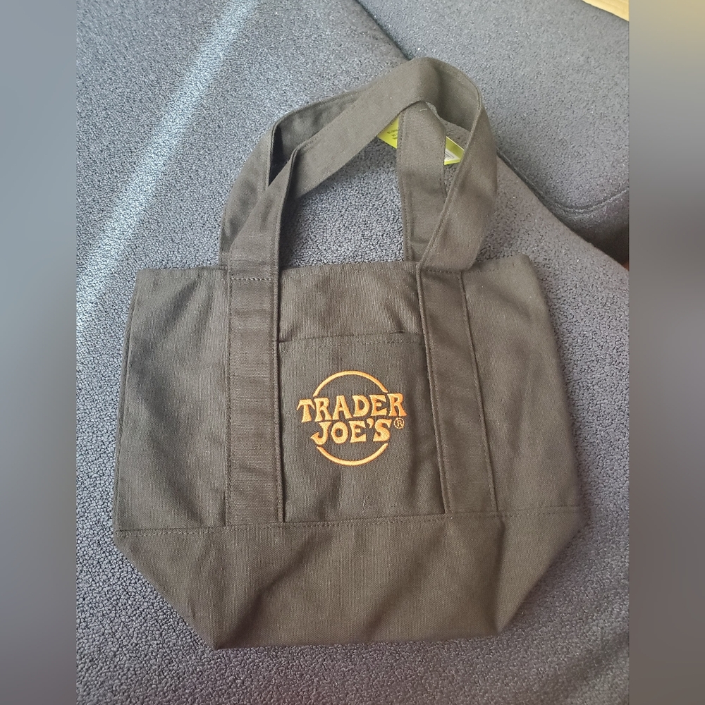 Black Trader Joes Tote Bag